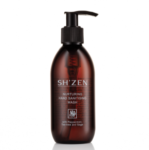 Nurturing hand sanitising wash