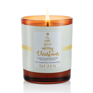 Cedarwood and Frankincense Luxury Soy Massage Candle